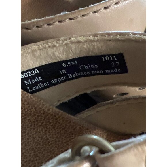 Clarks Bendables Lexi Ash Beige Sand Leather Sandals Comfort Sz 6 New With Box - Picture 5 of 6